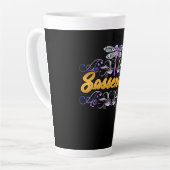 Tasse Latte Dragon bleu de Sassenach Outlander (Angle gauche)