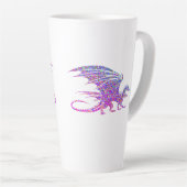 Tasse Latte Dragon de mosaïque Extraordinaire (Angle droit)