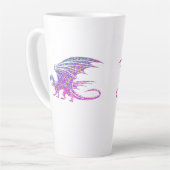 Tasse Latte Dragon de mosaïque Extraordinaire (Angle gauche)