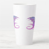 Tasse Latte Dragon de mosaïque Extraordinaire (Devant)