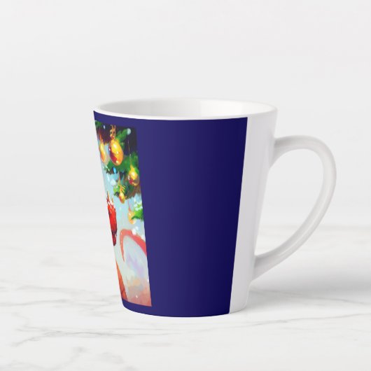 Tasse Latte Dragon de Noël 2 (Droite)