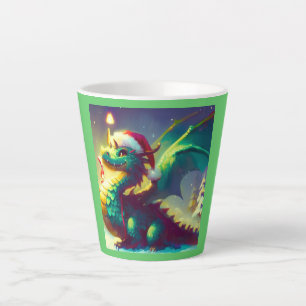 Tasse Latte Dragon de Noël 3