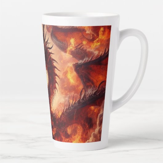 Tasse Latte Dragon Fire (Droite)