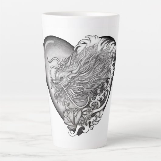 Tasse Latte Dragon Heart (Devant)
