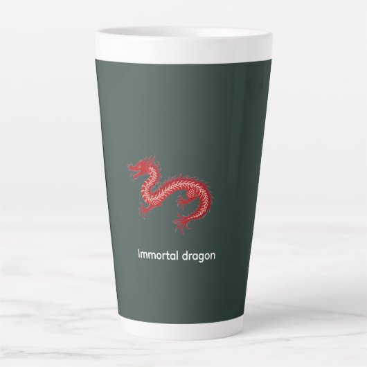Tasse Latte Dragon Immortel (Devant)