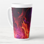 Tasse Latte Dragon On a Fiery Overlook (Angle gauche)