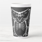 Tasse Latte Dragon squelette par BurnsInHell (Devant)