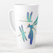 Tasse Latte Dragonflies (Angle gauche)