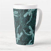 Tasse Latte Dragonfly Disco Midnight Blue (Angle droit)