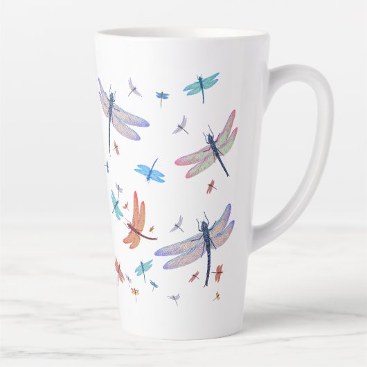 Tasse Latte Dragonfly Dragonflies (Droite)