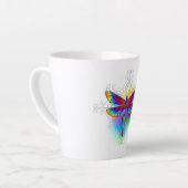 Tasse Latte Dragonfly en arc-en-ciel (Angle gauche)