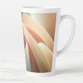 Tasse Latte Drapé abstrait avec dégradé pastel fluide (Droite)
