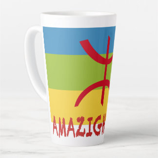 Tasse Latte Drapeau Amazigh - Drapeau Amazigh Drapeau