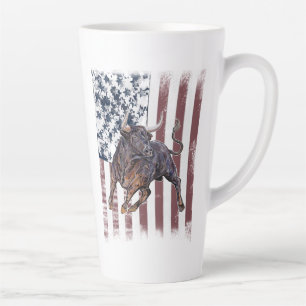 Tasse Latte Drapeau américain