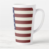 Tasse Latte Drapeau américain (Droite)