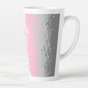 Tasse Latte Drapeau de fierté demifille abstrait granuleux bru