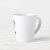 Tasse Latte Drapeau de fierté genderqueer Chai (Angle droit)