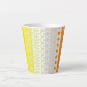 Tasse Latte Drapeau de fierté Maverique abstrait funky géométr