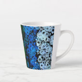 Tasse Latte Drapeau de fierté Omniromantique Fleuris Mignon Ré (Droite)