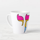 Tasse Latte Drapeau de Fierté Pan Chai (Angle gauche)