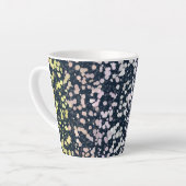 Tasse Latte Drapeau de fierté Pangender Boho Rétro Mignon Exce (Angle gauche)