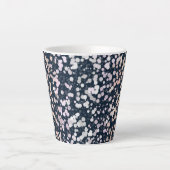 Tasse Latte Drapeau de fierté Pangender Boho Rétro Mignon Exce (Devant)