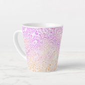 Tasse Latte Drapeau de fierté Trixic Abstrait Bohème Squiggly  (Angle gauche)