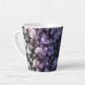 Tasse Latte Drapeau de fierté Uingender Groovy Boho Bulles Écl (Angle gauche)