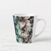 Tasse Latte Drapeau de fierté Uingender Groovy Boho Bulles Écl (Droite)