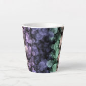Tasse Latte Drapeau de fierté Uingender Groovy Boho Bulles Écl (Devant)