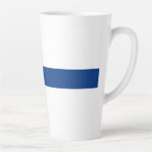Tasse Latte Drapeau de Finlande (Droite)