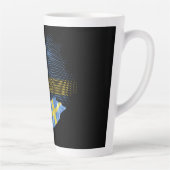 Tasse Latte Drapeau de la Suède (Droite)