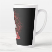 Tasse Latte drapeau de la Suisse (Droite)