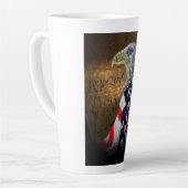 Tasse Latte drapeau de l'aigle (Angle gauche)
