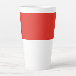 Tasse Latte Drapeau de l'Indonésie
