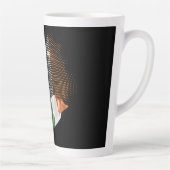 Tasse Latte Drapeau de l'Irlande (Droite)