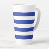 Tasse Latte drapeau de l'Uruguay (Angle droit)