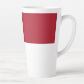Tasse Latte Drapeau de Monaco (Droite)