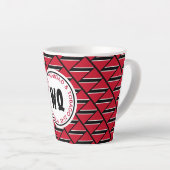 TASSE LATTE DRAPEAU DE TRINIDAD TOBAGO (Angle droit)