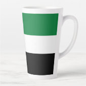 Tasse Latte Drapeau des Émirats arabes unis (Droite)