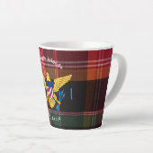 Tasse Latte Drapeau des îles Vierges américaines Ste Croix USV (Angle droit)