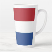 Tasse Latte Drapeau des Pays-Bas (Droite)