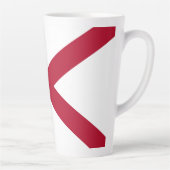 Tasse Latte Drapeau d'État de l'Alabama (Droite)