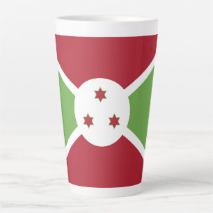 Tasse Latte Drapeau du Burundi