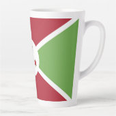 Tasse Latte Drapeau du Burundi (Droite)