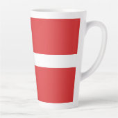 Tasse Latte Drapeau du Danemark (Droite)