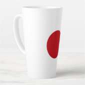 Tasse Latte Drapeau du Japon (Angle gauche)