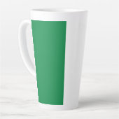 Tasse Latte Drapeau du Nigeria (Angle gauche)