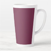 Tasse Latte Drapeau du Qatar (Droite)