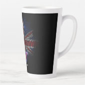 Tasse Latte Drapeau du Royaume-Uni (Droite)